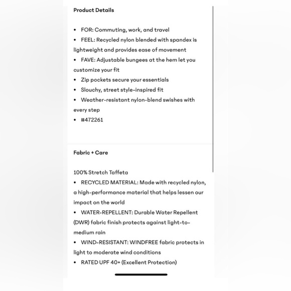 Athleta Rise Pant NWT in Navy - Picture 6 of 12